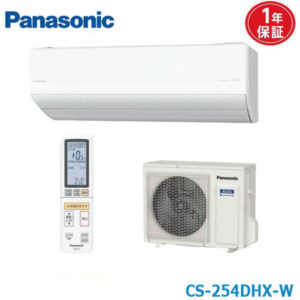 エアコン 8畳 CS-254DHX-W パナソニック エオリア クリスタルホワイト  2024年モデル (取り寄せ品) (/CS-254DHX-W/)