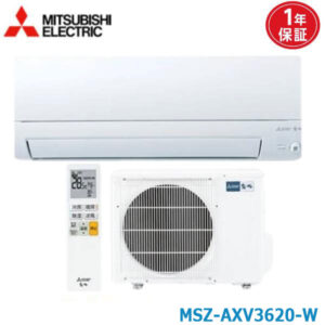 エアコン 12畳 MSZ-AXV3620-W 三菱電機 霧ヶ峰 Style パールホワイト 2020年モデル (取り寄せ品) (/MSZ-AXV3620-W/)