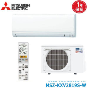 エアコン 10畳 MSZ-KXV2819S-W 三菱電機 ズバ暖霧ヶ峰 ピュアホワイト  2019年モデル (取り寄せ品) (/MSZ-KXV2819S-W/)