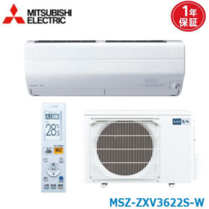エアコン 12畳 MSZ-ZXV3622S-W 三菱電機 霧ヶ峰 ピュアホワイト  2022年モデル (取り寄せ品) (/MSZ-ZXV3622S-W/)