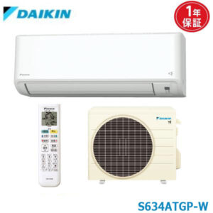 エアコン 20畳 S634ATGP-W ダイキン ホワイト   2024年モデル (取り寄せ品) (/S634ATGP-W/)
