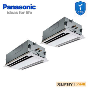 PA-P112L7KDC 業務用エアコン 2方向天井カセット形 4.0馬力 同時ツイン 三相200V フル暖　XEPHY  ワイヤード エコナビ付 左配管機種(メーカー直送)